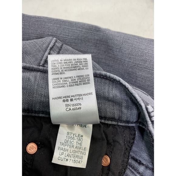 Mother 'The Tripper' Gray Ankle Denim Jean Size 23 - NWT - Picture 5 of 5
